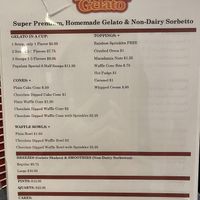 Prices on 12.26.21  at Papalani Gelato in Koloa