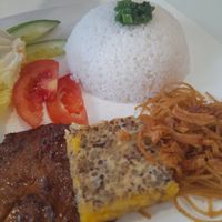 Vegan com tam at THE TCHING - Phở Chay & Coffee in Ho Chi Minh City