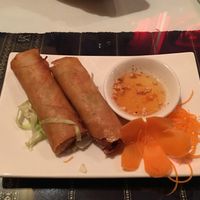 Vegan Egg Rolls at Cafe Fuzion in Des Moines