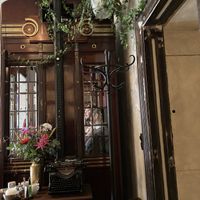 View from the little booth we enjoyed the coffee from  at Aufzug Café in Vienna