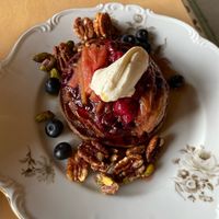 Vegan pancakes   at Koffiehuis De Goede Morgen in Vinkeveen