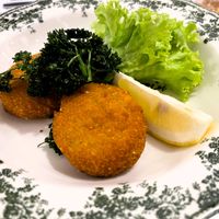 Vegan kaaskroketten at Bistro MaReine in Deinze