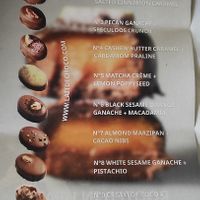 Discriptions of each Chocolate at Lait De Choco in Amsterdam