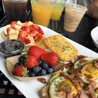 I added a side waffle, it doesn’t come with it.  at A Lo Vegano in Orlando