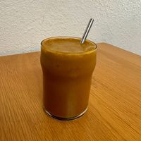 iced golden (my drink came out twice - both hot and cold - by accident … I didn’t like either unfortunately)   at Maya Moon in San Diego