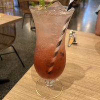 Berry mocktail   at Pepe's in Wynnum