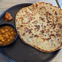 Aloo paratha at Ambarsariya Cafe & Restaurant in Auckland