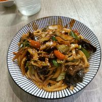 Vegan lagman at Roshangul in Dijon