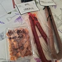 Chorizo, butifarra at El Vegans  in Vilanova I La Geltru