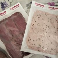 'Mortadela' de olivas y 'jamón' curado at El Vegans  in Vilanova I La Geltru