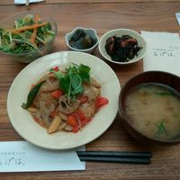 lunch veg at Ageha Relax Cafe in Kobe