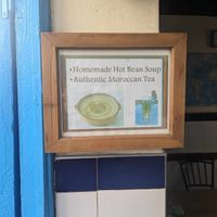 Fava bean soup and mint tea menu at Baissara Ansara in Chefchaouen