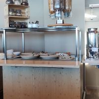 Cereal and fruit salad at Säntis - Schwebebahn in Schwaegalp