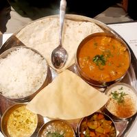 What the Thali looks like #Veganuary at Dix Neuf in Neuchatel