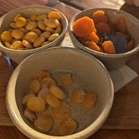 Lupini and algarvian carrots #Veganuary at Água Salgada in Sagres