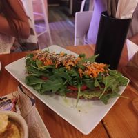 bruschetta at Água Salgada in Sagres