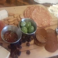 2 cheeses, 2 meats, olives, raisins, dried fruit & crackers😍 at The Good Life in Solvang
