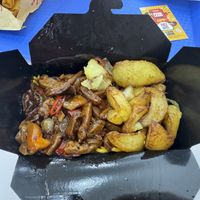 Another shot of beef and potatoes  at Chopstix in Dudley