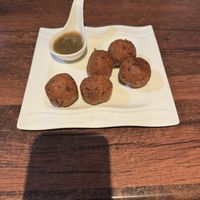 Fried potato balls. Forget exactly what they were called but delicious    at Flavour Of Mauritius in Reading
