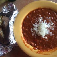 vegan chili  at Maswick Cafeteria in Grand Canyon Village