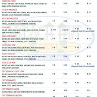 Updated vegan menu   at Beach Hut Deli & Tap Room by DOCO in Sacramento