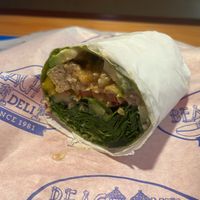 vegan chicken wrap at Beach Hut Deli & Tap Room by DOCO in Sacramento
