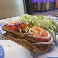 Vegan meat at Beach Hut Deli & Tap Room by DOCO in Sacramento