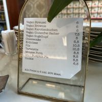 menu  at Adlerhof in Vienna