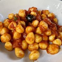 gnocchi  at Nanda's in Lucca