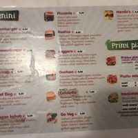 Burger Menu at Nanda's in Lucca