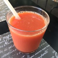 freshly squished juice! at Nanda's in Lucca