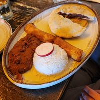 Vegetarian platter at Salvatoria Kitchen & Bar in Queens