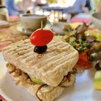 Panini meaty mushroom (150 THB)  at Soul Café & Shop in Pai