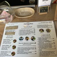 Menu  at Soul Café & Shop in Pai