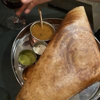 Dosa, veganized  at Lotus Asian Cuisine in Loerenskog