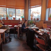 Sitting area at The Spoke in London