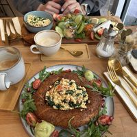 Frühstück mit veganem Rührei  at YAM Café & Deli in Recklinghausen