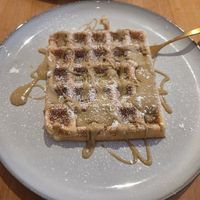 Pistazien-Waffel at YAM Café & Deli in Recklinghausen