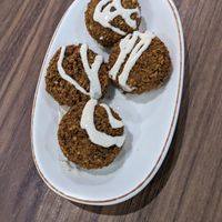 Fresh falafel (included in menu) at Just Vege - Forum in Helsinki