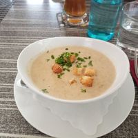 Pfifferlingsuppe at Landgasthof Bären trossingen-schura in Trossingen