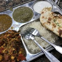 Veggie thali   at Bhanu's Indian Grocery and Cuisine in San Gabriel