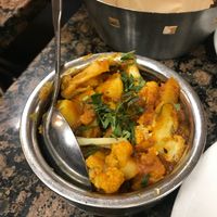 Aloo Gobi (potatoes/cauliflower)  at Bhanu's Indian Grocery and Cuisine in San Gabriel
