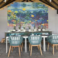 Pretty decor   at Reef Club in Kuda Huraa