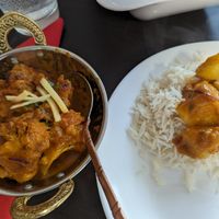 Aloo Gobhi vegan #Veganuary at Namasto - Indische Spezialitäten in Jena