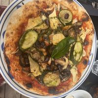 Veggie veggie pizzaa  at Alimento in Paris