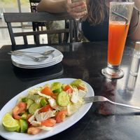 Salad as a starter  at Naufal in Langkawi