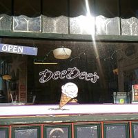 Outside at Dee Dee's Ice Cream in Halifax