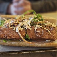 Spam MI Sandwich at Alice & Friends at The Glen in Glenview