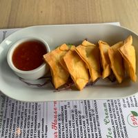 Crab Rangoon  at Alice & Friends at The Glen in Glenview