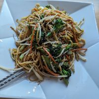 Chow mein at Alice & Friends at The Glen in Glenview